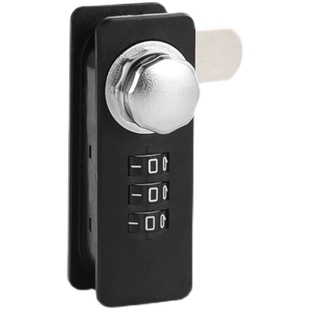 抽提密码锁衣柜家具锁木板储物柜保密资料柜锁办公文件柜锁家用锁