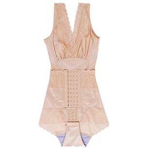 紧身塑身衣显瘦身女美体塑形产后收腹束腰提臀无痕连体束身衣薄款