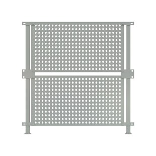 冲孔围挡沿海防风围栏满天星可移动车间隔离施工围挡市政道路护栏