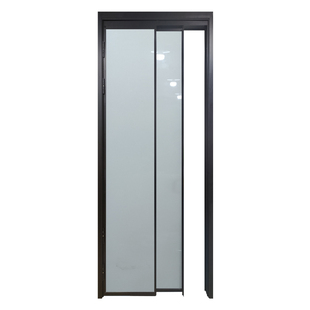 双层玻璃推拉pd门卫生间厨房平开一体门PT折叠厕所门阳台无轨移门