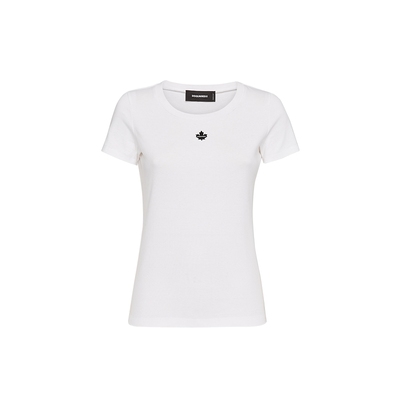 【4折】DSQUARED2/D2次方  女士简约纯色修身T恤