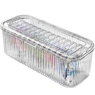 手镯收纳盒透明防氧化便携文玩水晶镯子饰品专用手串手链首饰盒