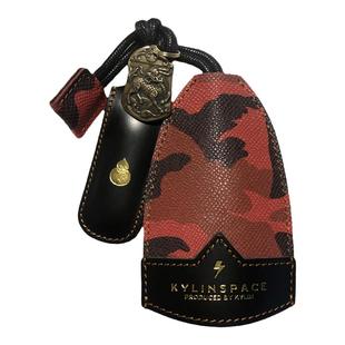 KYLINSPACE极潮红迷彩汽车通用钥匙保护套适用奔驰车奥迪路虎宝马