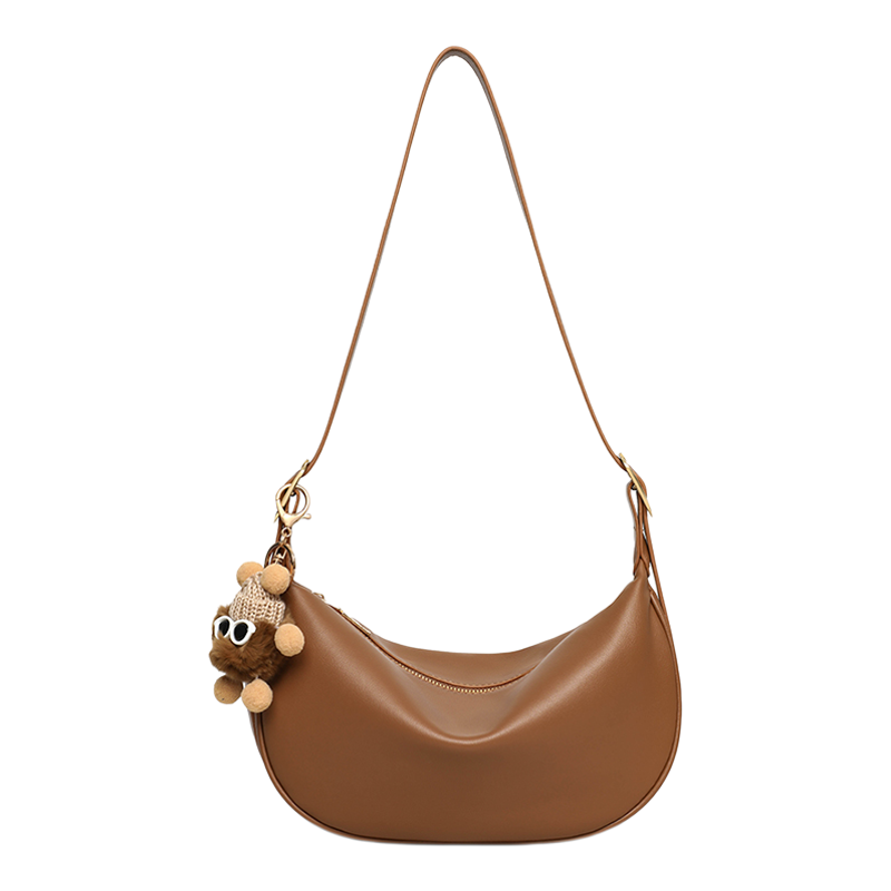 Viney包包2025新款真皮女包斜挎饺子包高级感轻奢通勤单肩腋下包