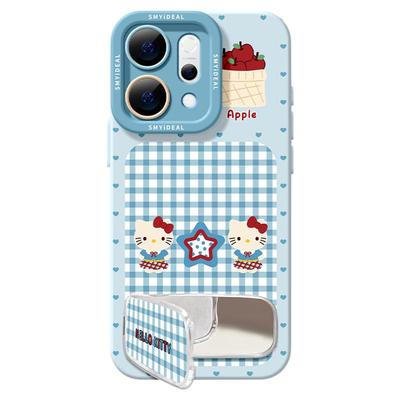 适用opporeno15手机壳女款reno14pro+保护套13全包9pro硅胶8防摔reno7se高级oppo软壳10格子11外壳KT猫12超火