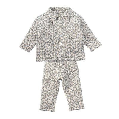 儿童睡衣冬季加厚款三层夹棉加绒