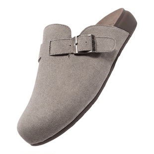 【王培延同款】骆驼勃肯鞋男2026新款穆勒鞋子百搭外穿包头半拖鞋