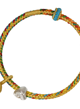 999足银粽子手绳五彩绳手链手串