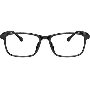 陌森近视眼男款可配度数女黑框轻质TR轻弹防蓝光镜片架MJ5102