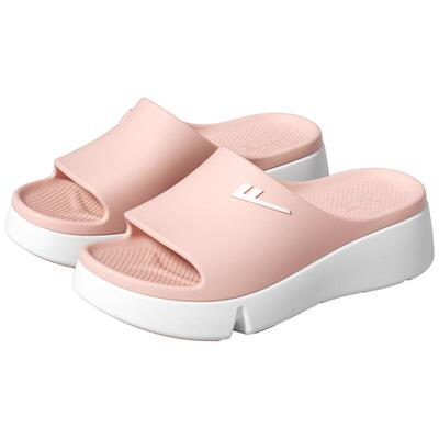 回力坡跟拖鞋增高外穿女款松糕拖