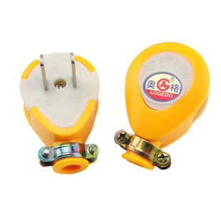 奥格电源接线插头单相2脚二扁两脚纯铜防摔防压大功率10A工业插头