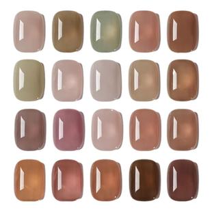 gaoy戈雅冰茶系列甲油胶2026年新款琥珀色冰透裸色指甲胶美甲专用