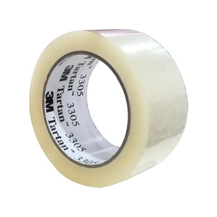 3M封箱胶带思高透明胶布3305#309#强力单面胶带韧性好粘性强不易断裂超市纸箱搬家封口仓库快递打包50#胶带