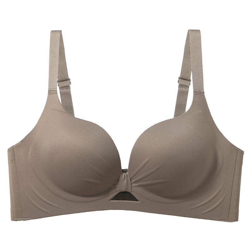 2025新款内衣女小胸聚拢显大胸罩无痕软支撑塑形收副乳防下垂文胸