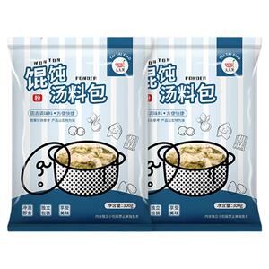 特价100包馄饨汤料包早餐懒人