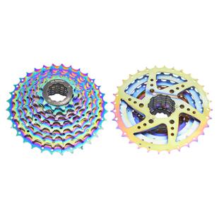 vg sports公路山地自行车8 9 10 11 12速HG卡式飞轮炫彩金色套筒