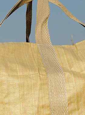 塑料黄色吨包袋90*90*105集装袋 pp编织吨袋桥梁预压沙袋批发