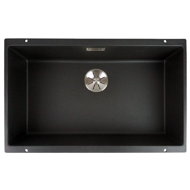 德国铂浪高Blanco花岗岩石英石水槽700U厨房洗菜盆523442大单槽