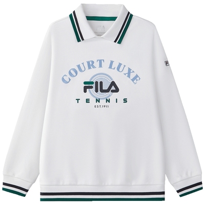 FILA斐乐中大童套头卫衣