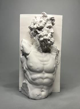 欧式人物雕塑石膏像摆件艺术民宿客厅桌面书桌玄关家居装饰品摆设