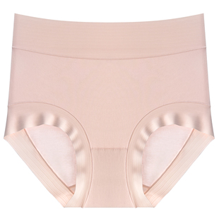 新疆长绒棉内裤女5A级纯棉高腰无痕少女全棉抗菌透气裆女士三角裤