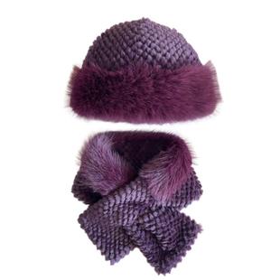 皮草帽子女冬天保暖仿狐狸毛帽子加厚中老年妈妈帽时尚獭兔毛礼帽