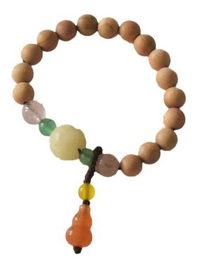 「关山月」手链桃木原创