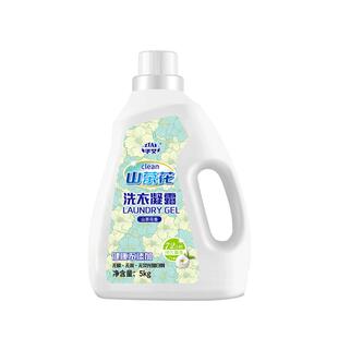 山茶花洗衣液10斤留香去渍深层洁净去污香味持久实惠装洗衣液5kg