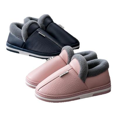 防水棉拖鞋女冬季室内家居防滑