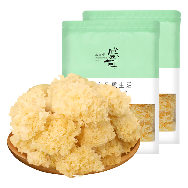 盛耳 小朵银耳干货500g雪耳白木耳糯耳古田银耳红枣莲子羹汤材料