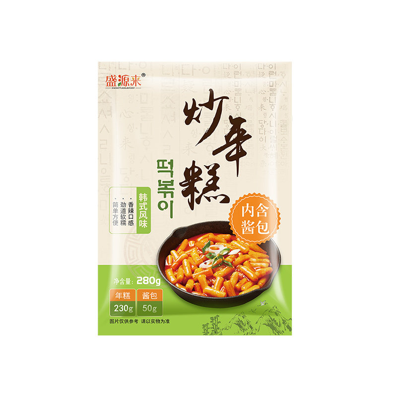 盛源来辣炒年糕280g内含酱包