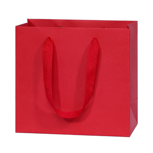 节日庆典通用特种红色加厚礼品袋横竖款加大手提袋定制化妆品纸袋