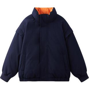 MQD童装儿童羽绒服2025新款冬季加厚立领外套男大童保暖上衣