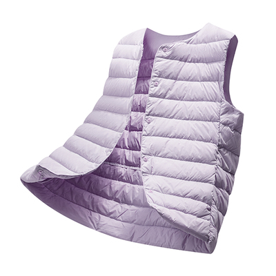 轻薄羽绒服内胆马甲女款大衣内搭