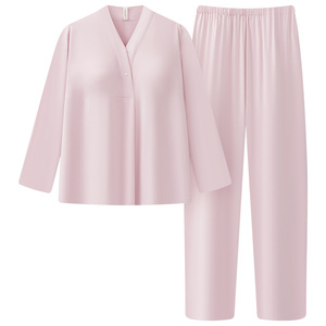 带胸垫月子服纯棉秋冬产后孕妇睡衣产妇喂奶哺乳衣孕期春秋家居服
