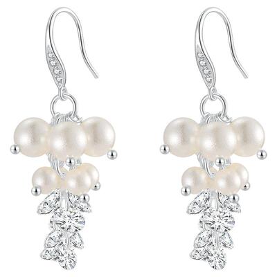 ZEGL真柳葡萄串耳环女小众独特高级耳钉精致轻奢耳钩新款爆款耳饰