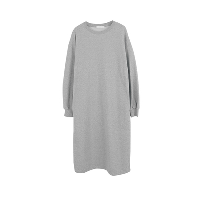 宽松直筒卫衣裙慵懒风直筒显瘦