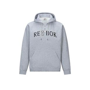 Reebok锐步官方26年新款男女同款复古潮流舒适百搭针织夹克外套
