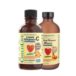 【自营】童年ChildLife维生素C+多维锌婴幼儿童多重营养强免疫vc