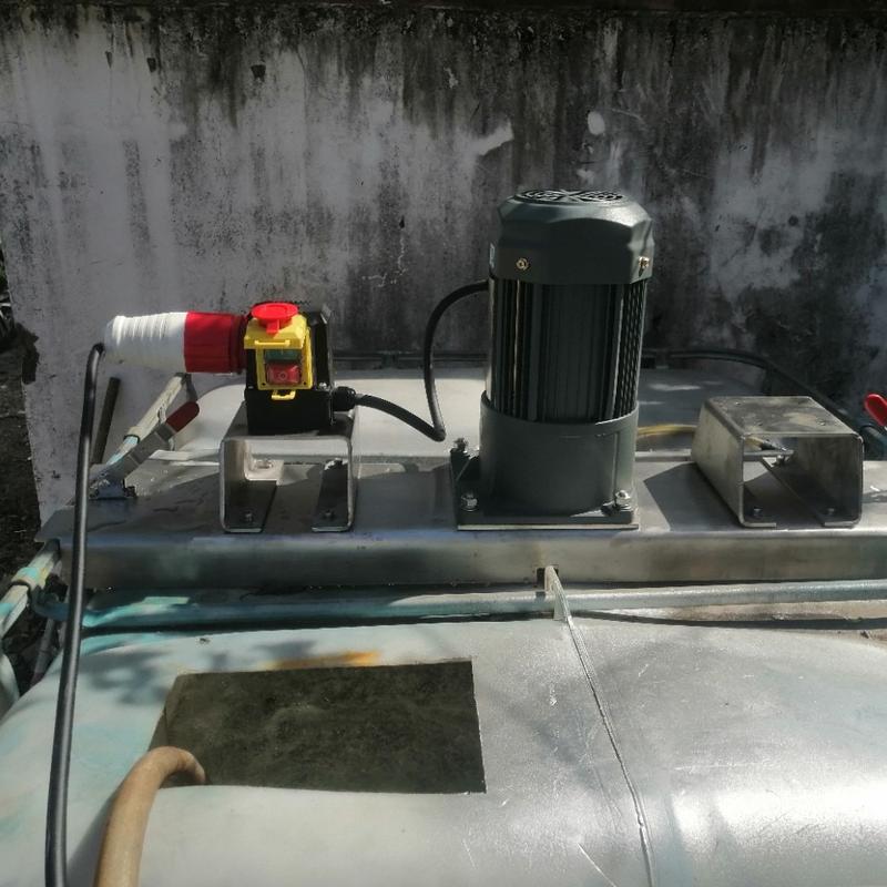 2025新款不锈钢吨桶搅拌机 IBC桶搅拌外贸版110v电压使用可打木箱