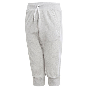 Adidas/阿迪达斯正品中大童青少年夏日真是舒适中裤七分裤 CF8525