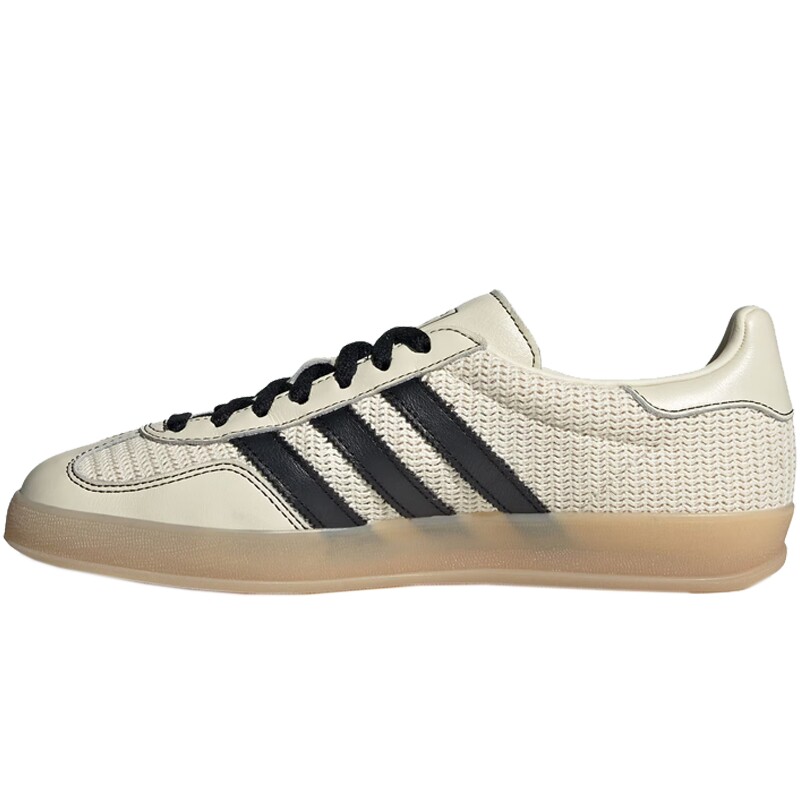 adidas阿迪达斯三叶草男女GAZELLE INDOO编织感经典板鞋JQ7083