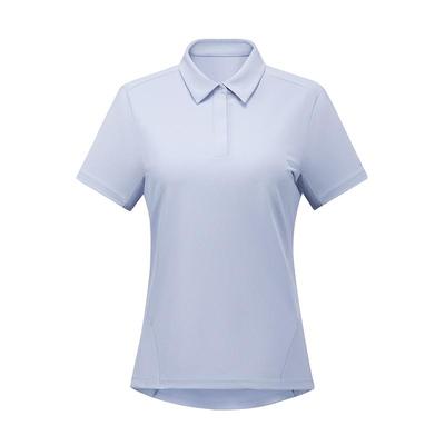 VAUDE巍德运动户外速干polo衫女士简约修身舒适透气翻领短袖上衣