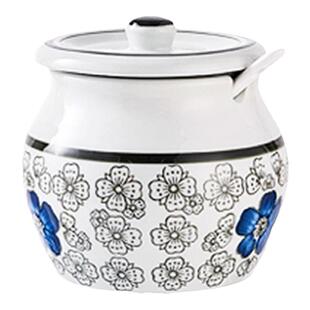 大容量双耳猪油罐耐高温陶瓷厨房家用装热油罐坛子盐罐放辣椒油罐