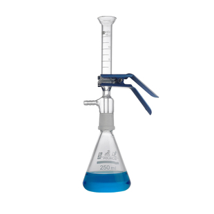 德滤实验室溶剂过滤器微量砂芯抽滤装置25/100ml滤杯25mm微孔滤膜检测提纯