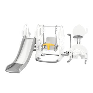 曼龙宝宝滑滑梯室内家用儿童二合一秋千组合婴儿三合一攀爬架玩具