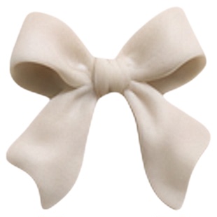 美甲饰品法式蝴蝶结指甲配饰新款立体树脂质感粉色领结指甲钻饰品