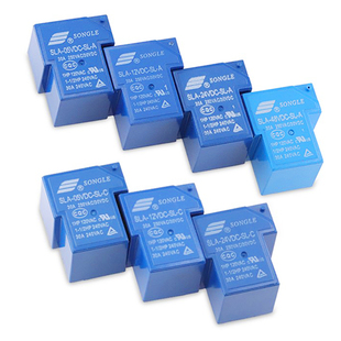 原装松乐继电器 SLA-05VDC/12VDC/24VDC-SL-A -C 4/5/6脚30A T90