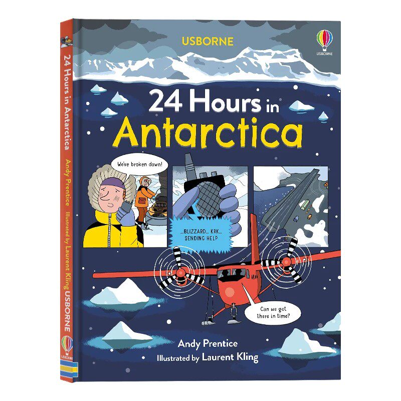 Usborne南极的24小时英文原版