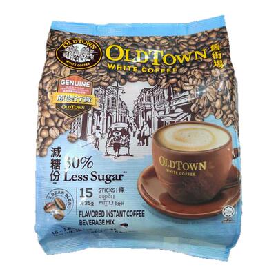 浓郁减少糖醇马来西亚白咖啡